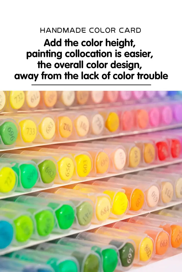 Acrylic marker pen set, 12-120 colors, waterproof, with soft brush nibs by Simples Market