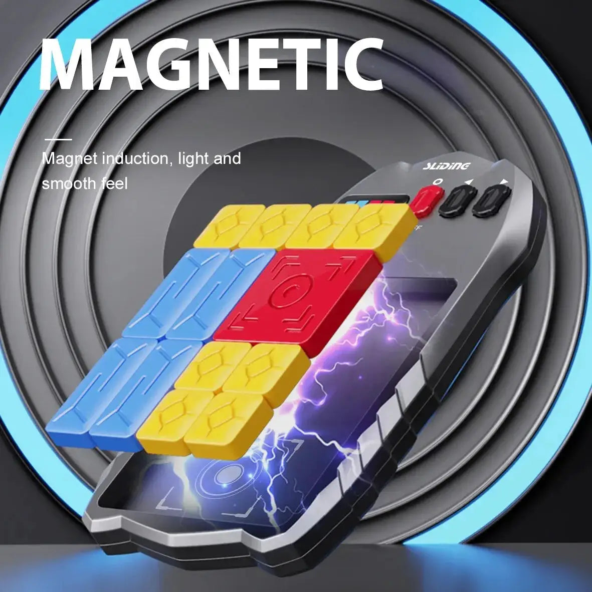 Huarong Road Magnetic Suction Block Sliding Puzzle For Children Six And Up Logic Thinking Brain Teaser Educational Toy