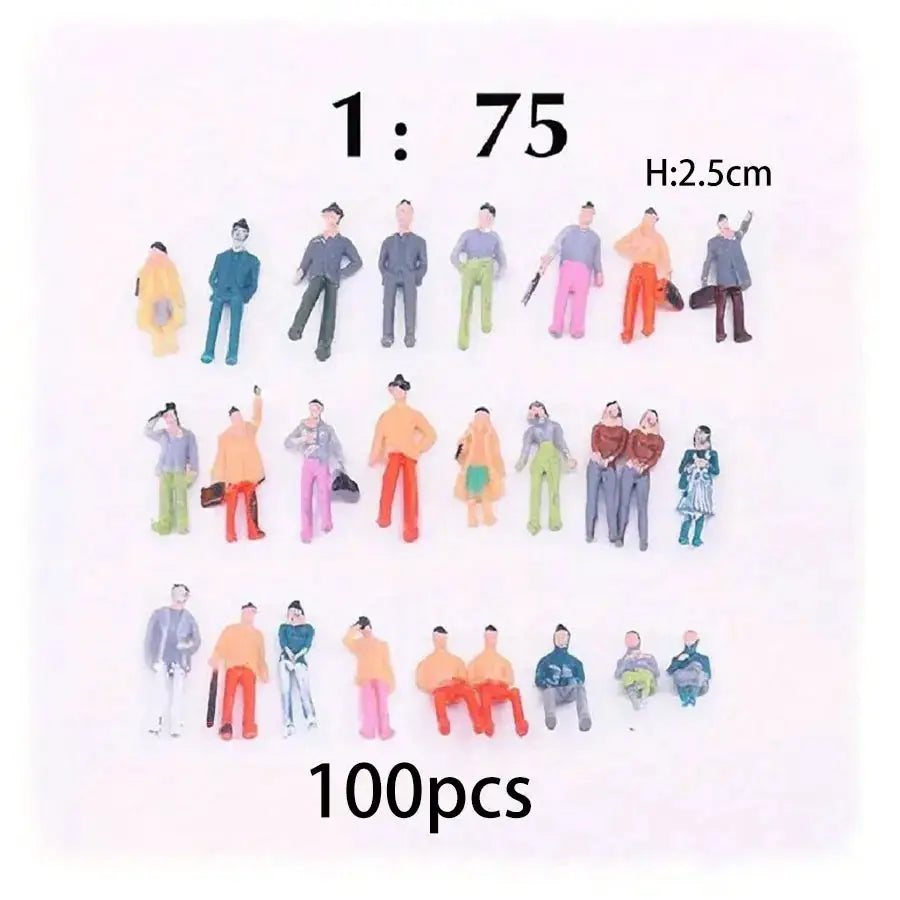Valentines Day Birthday Party Train Scene 1 100 Scale Sitting Passenger Figures Painted Dolls Collectible Figurines