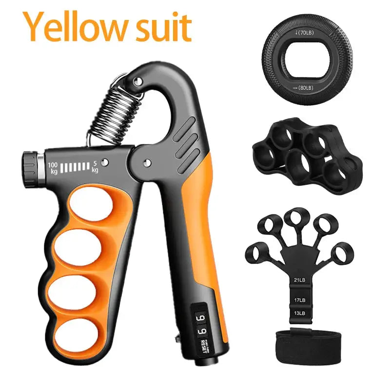 IronGrip Grip Strength Wrist Expander Hand Strengthener Adjustable 5 To 150 Kg Resistance For Hand And Forearm Training