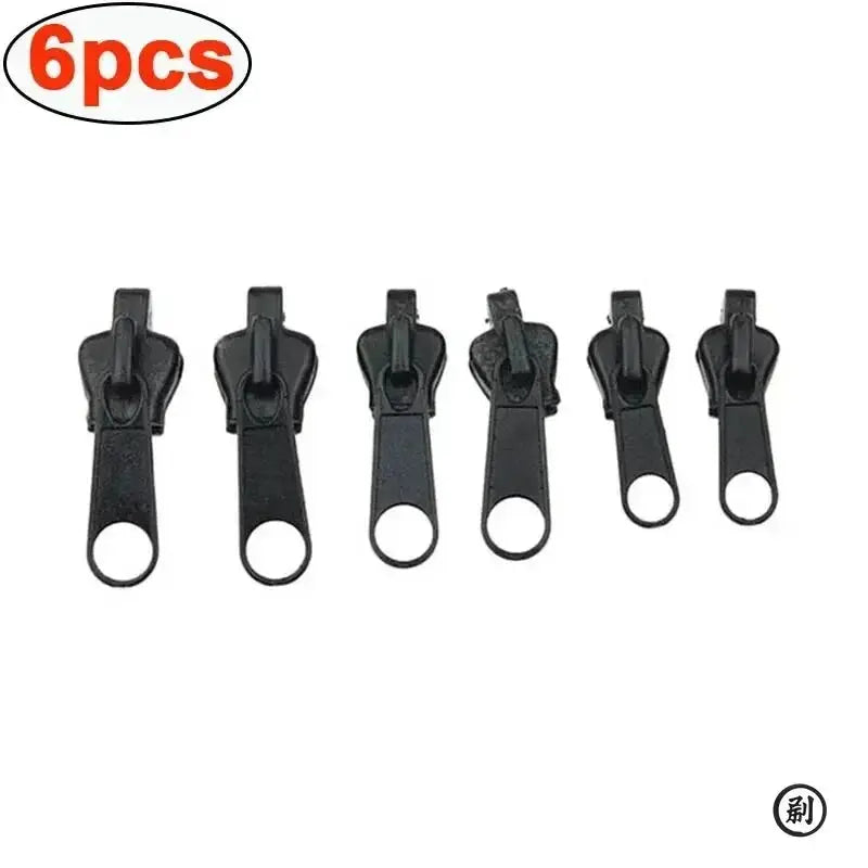 Universal 3 Size Zipper Repair Kit Instant Fix Replacement Zip Slider Teeth Rescue For Clothes Bags Accessories