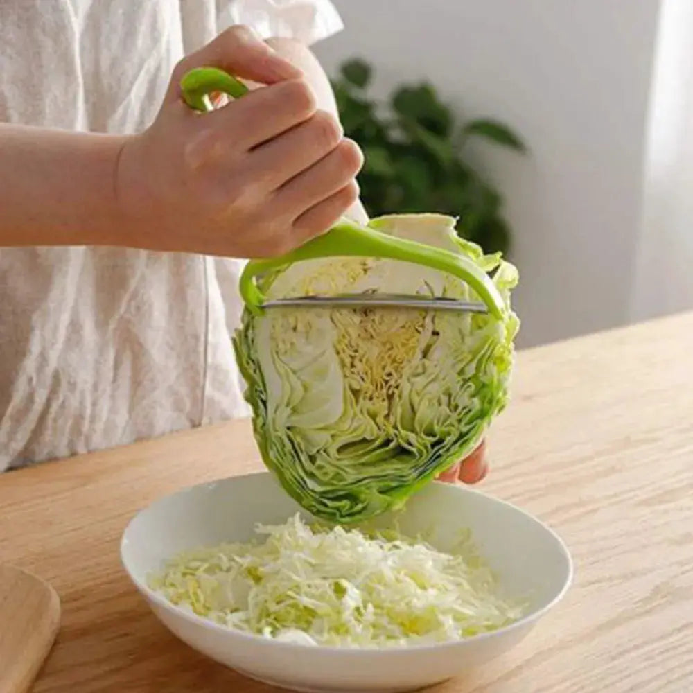 ChefPro Cabbage Slicer And Grater Multiuse Kitchen Tool With Sharp Stainless Steel Blade For Fast Prep