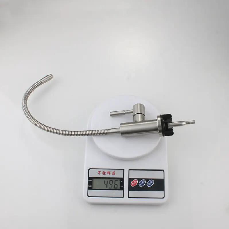 Stainless steel 1/4-inch kitchen water filter faucet with a flexible hose