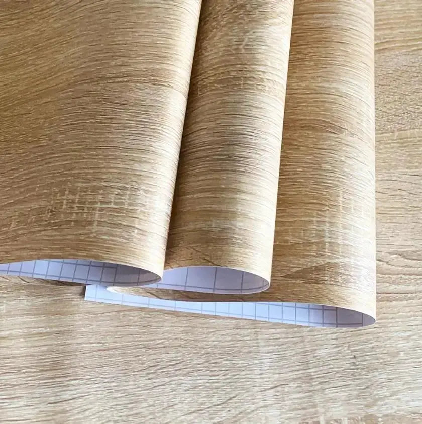 EverWood Wood Wallpaper Self Adhesive Vinyl Peel And Stick Classic Wood Grain Waterproof Removable For Renovations