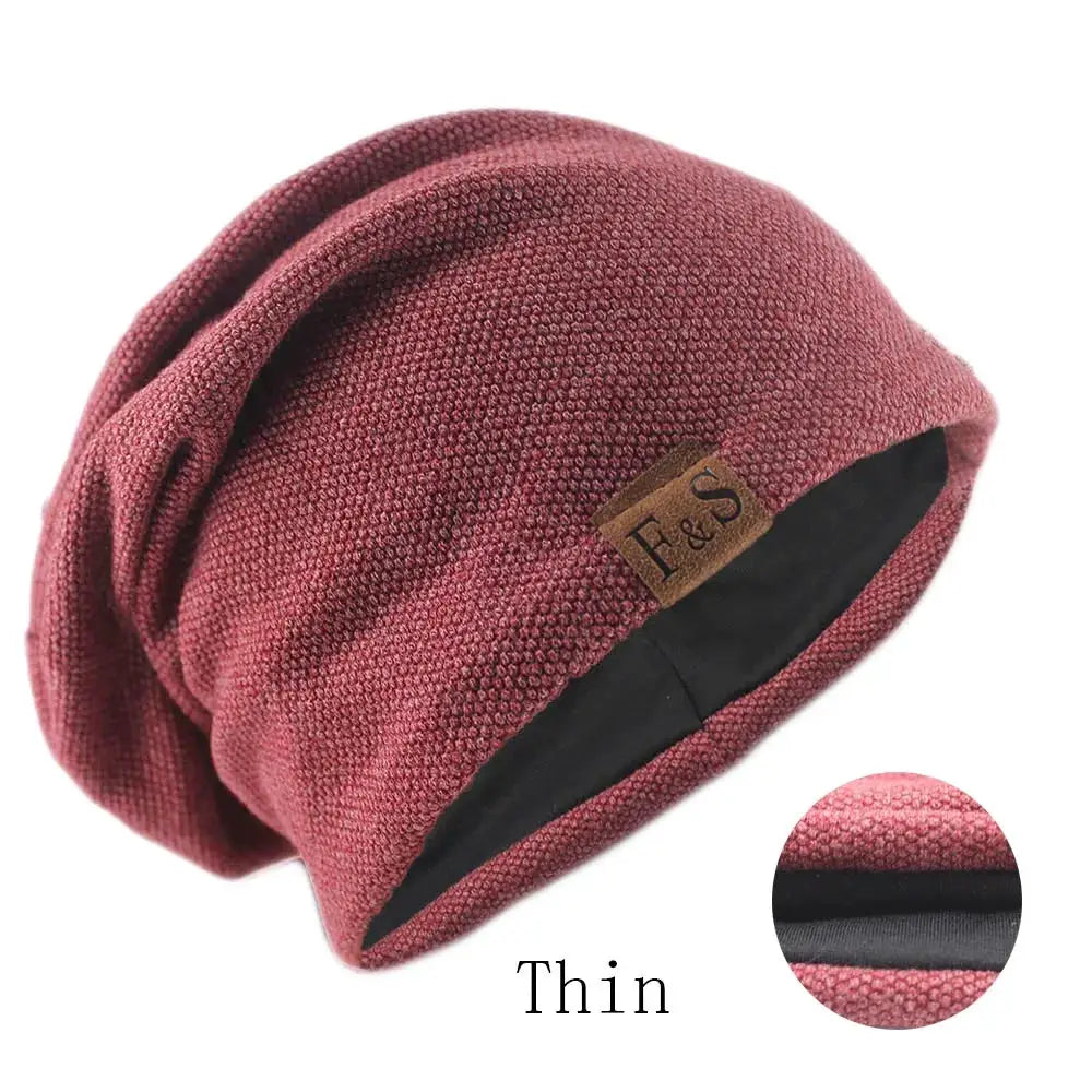 Unisex Fashion Bonnet Hat Knitted Solid Color Beanie For Men And Women Autumn And Spring Soft Hip Hop Turban Style