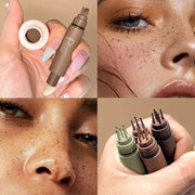 Freckle Stamp Makeup Pen Waterproof For Natural Look Dot Freckles Long Lasting Sweatproof Beginner Friendly