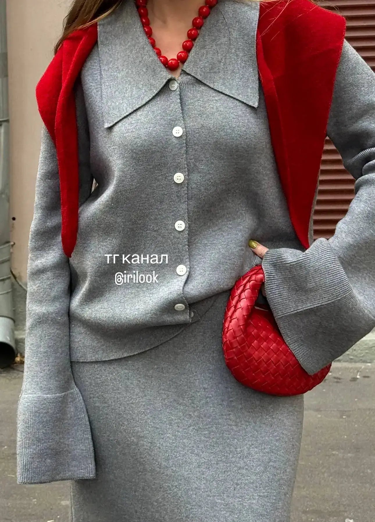 Hirsionsan Two Piece Set Women Polo Neck Cardigan And Midi Dress