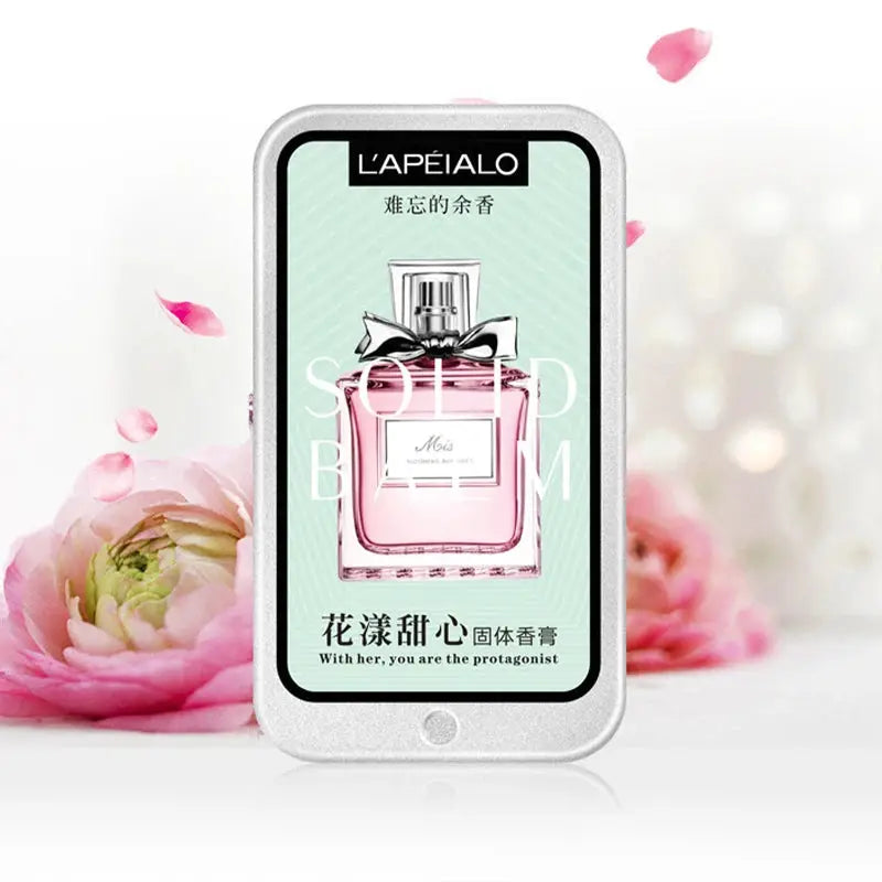 Woman Body Pheromone Perfume Solid Balm Long Lasting Light Fragrance Portable Travel Size