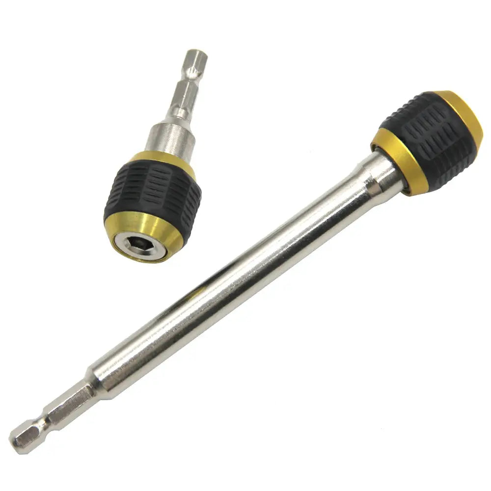 Large Head Quick Release Extension Rod For Drill Driver Self Locking Hexagonal Handle For Fast Bit Changes
