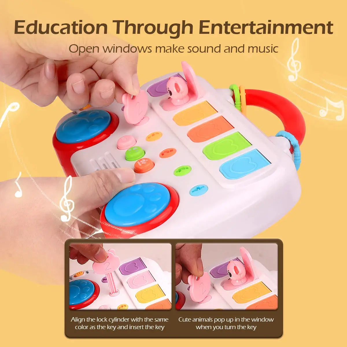 Montessori Pop Up Animal Toys And Learning Boxes To Enhance Logic And Fine Motor Skills For Kids Gift