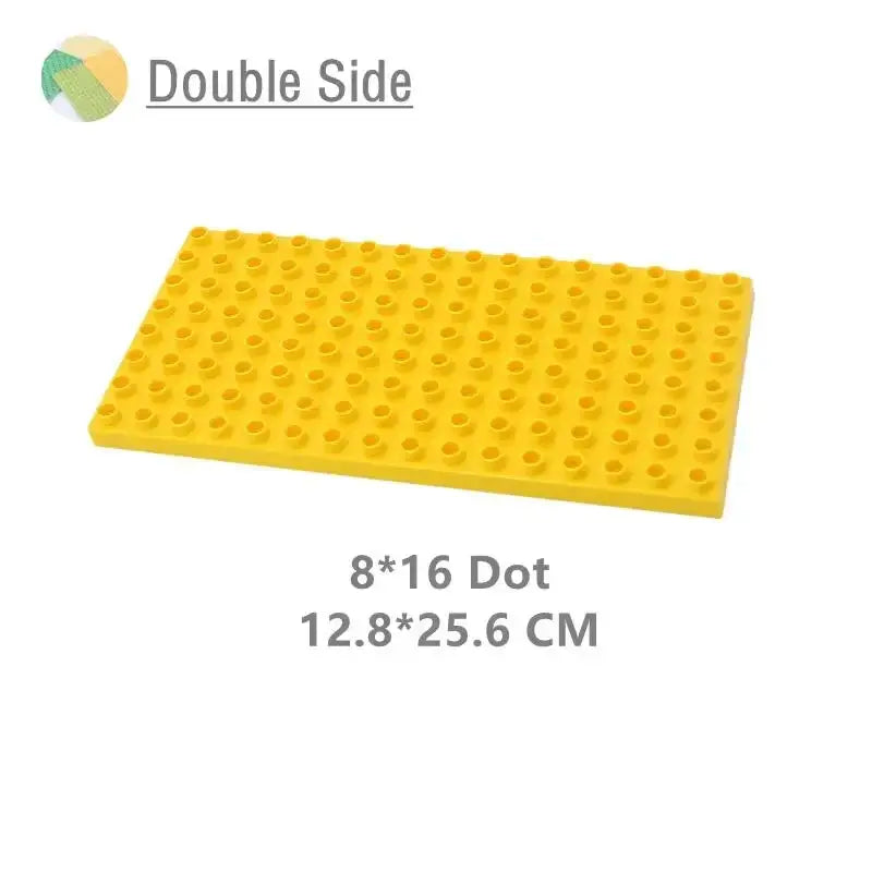 9 Sizes Big Building Plastic Blocks Base Plates Compatible With Large Bricks And Assembly Figures For Kids Toys