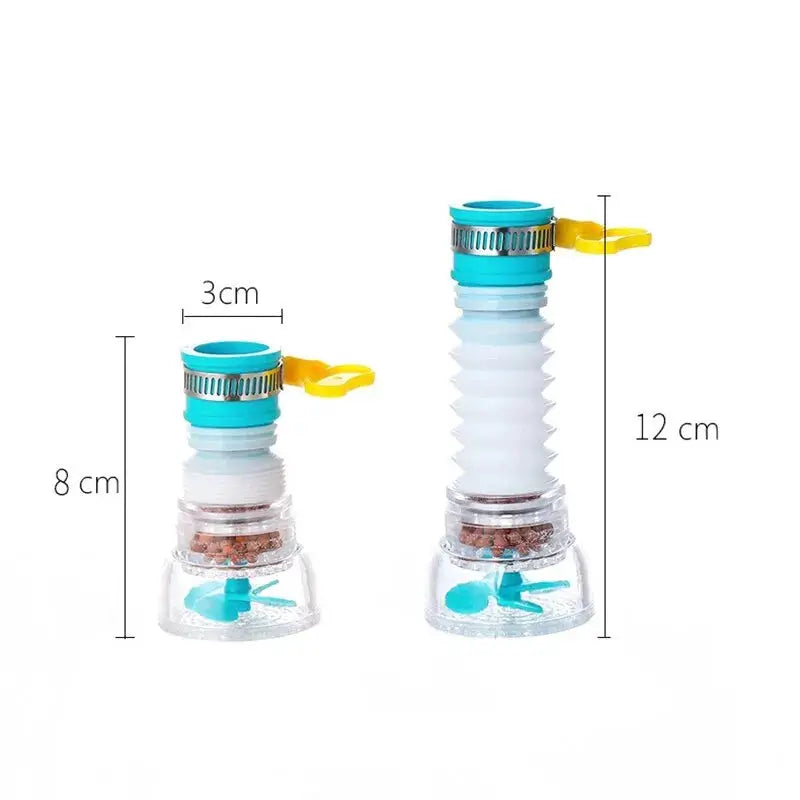 Anti Splash Kitchen Faucet With 360 Degree Rotating Hose Universal Water Faucet For Multifunction Wash Basin