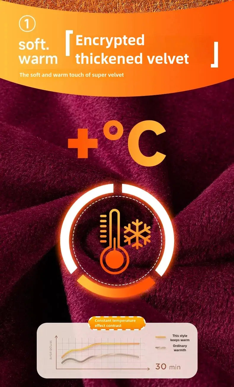 Men's long-sleeved fleece top with thick warm burgundy fabric