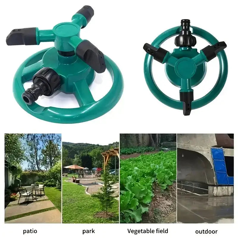 360 Degree Automatic Rotating Sprinkler Nozzle For Garden And Lawn Watering And Irrigation