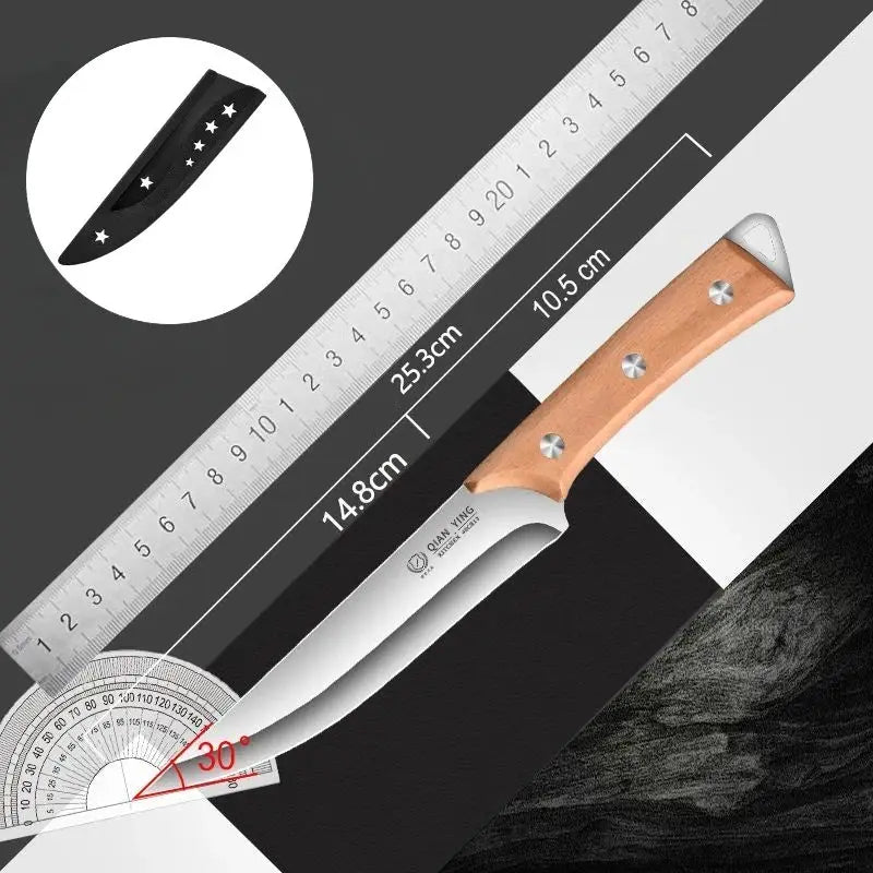 Premium Stainless Steel Bone Picking Knife For Butchers Sharp Tool For Sheep Pigs And Cattle