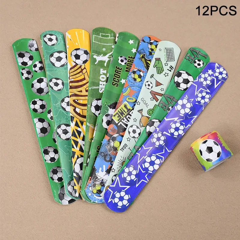 Soccer Theme Party Favors Set Bracelets Keychains Pin Ball Maze Toys