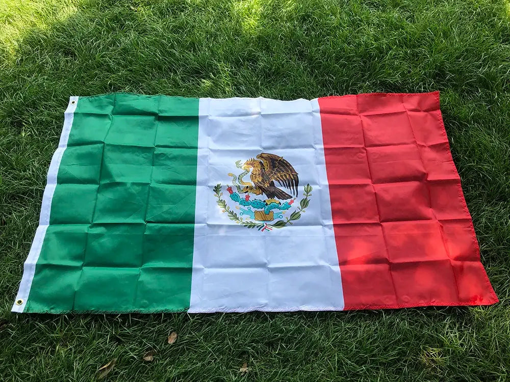 Mexico National Flag 90x150cm Polyester Hanging Banner Outdoor Decor
