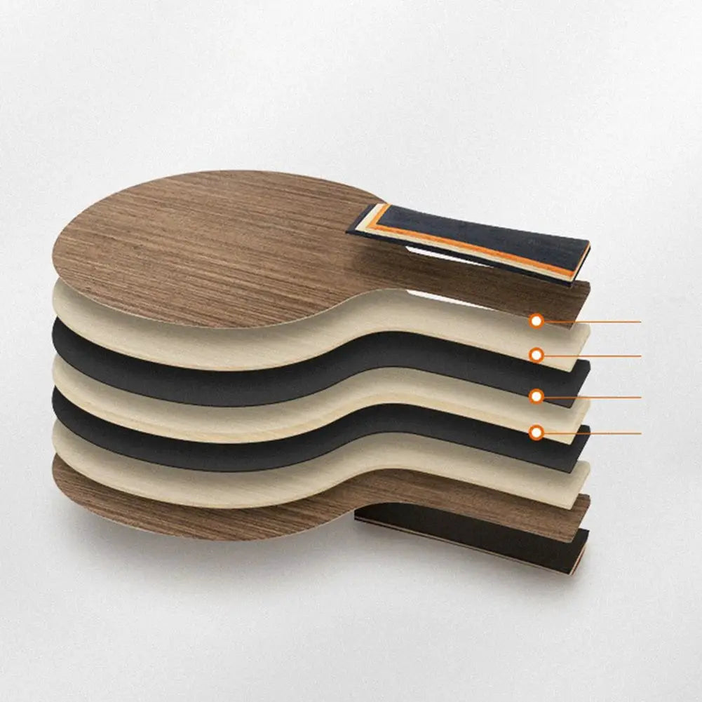 Table Tennis Blade Ebony Dalbergia 5 Ply 6.2mm Ping Pong Paddle With Long Handle