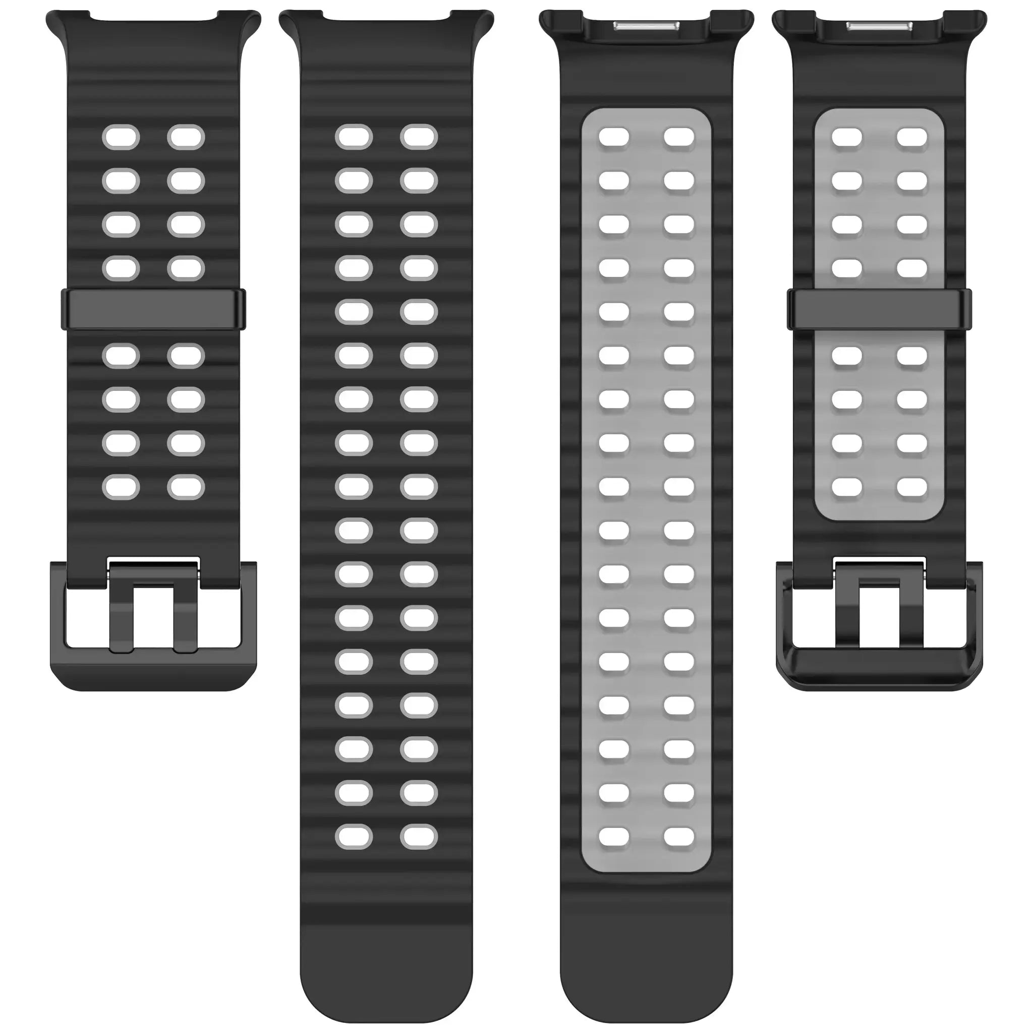 Silicone strap for Samsung Galaxy Watch 8/8 Classic Sport breathable wristband For Galaxy Watch 8 40/44mm Two-Tone silicone band