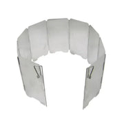 9 Plates Foldable Gas Stove Windshield Aluminium Alloy Wind Shield For Camping And Outdoor Cooking