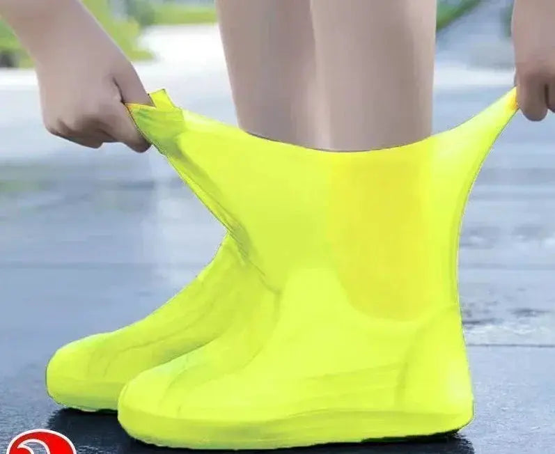 Latex Waterproof Overshoes For Outdoor Rain Gear Shoe Covers For Rainy Day Protection 1 Pair