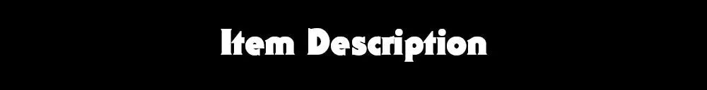 Item Description banner on black background for Simples Market sheet product