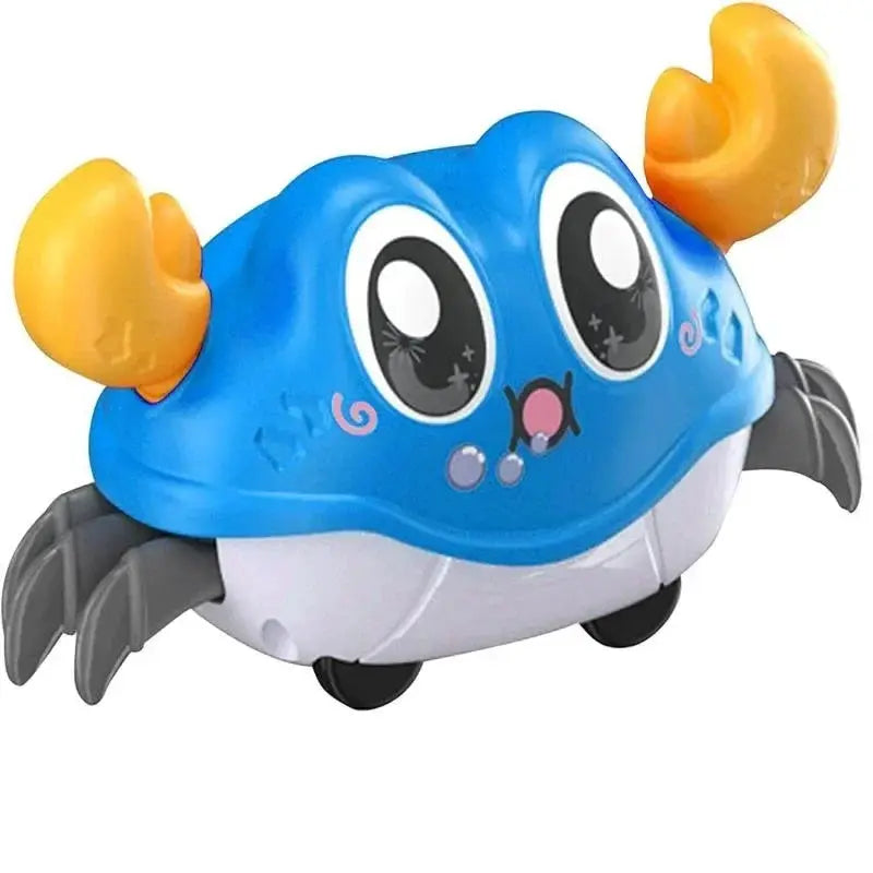 Children's Fun Double Return Force Crab Toy Simulation With Left And Right Shake Crawling And Bubble Blowing For Babies