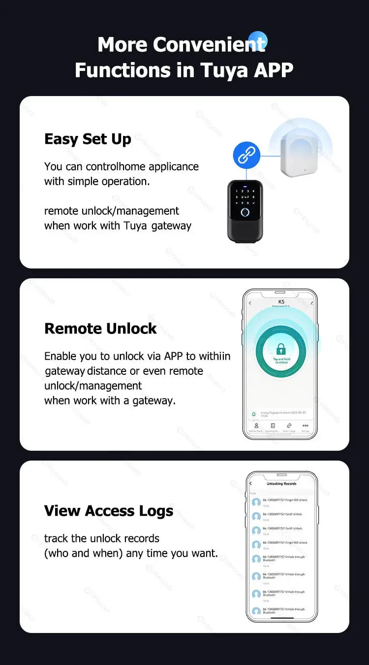 TTlock Smartkey Lock Box by Simples Market with Bluetooth app control; Easy Set Up, Remote Unlock, View Access Logs