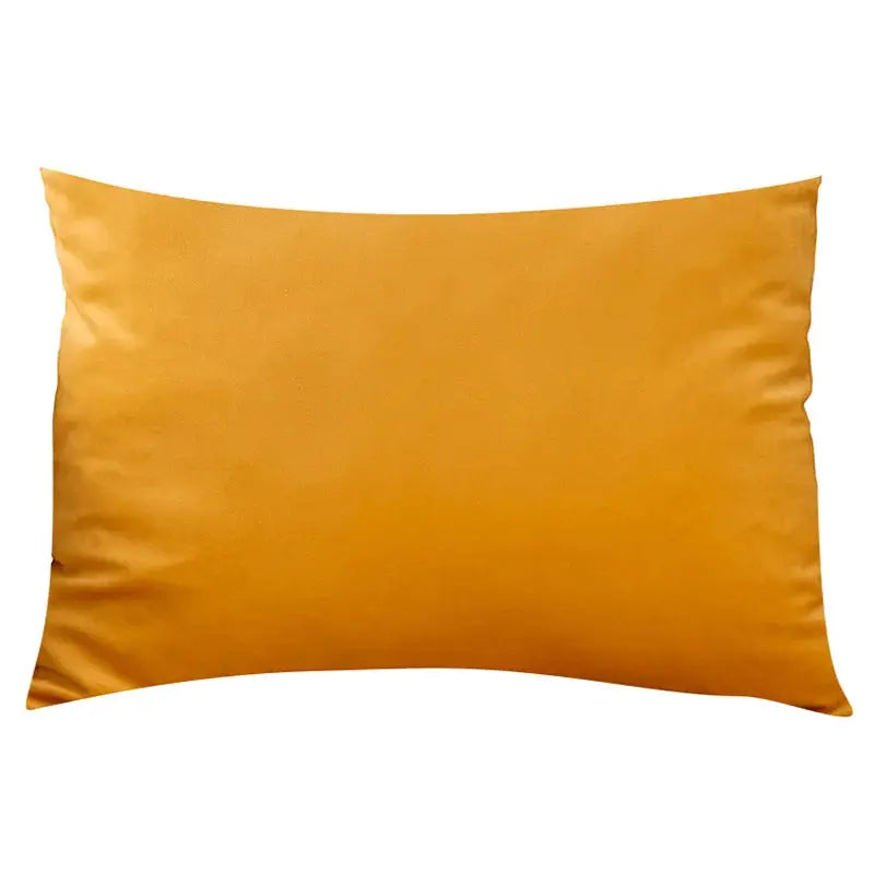 Soft velvet cushion cover 30x50 cm in orange by Simples Market