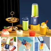 Portable USB Mini Juicer Cup Handheld Travel Blender for Water Bottles