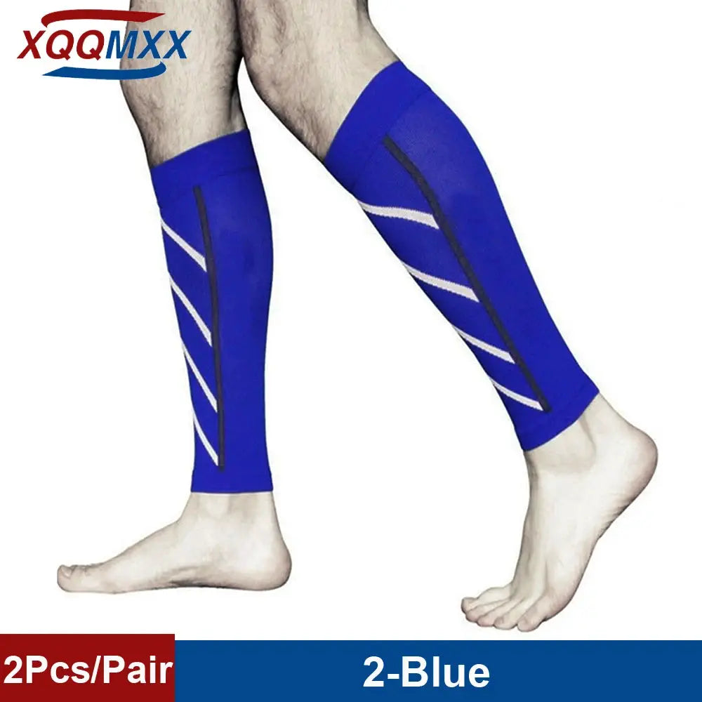 Compression Calf Sleeves For Men And Women 20 To 30 MmHg Footless Shin Splint Relief For Running Cycling