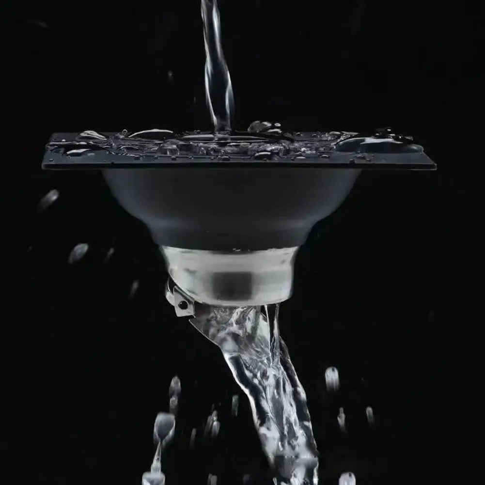 Shower floor drain backflow preventer, stainless steel with insect-proof anti-odor cover