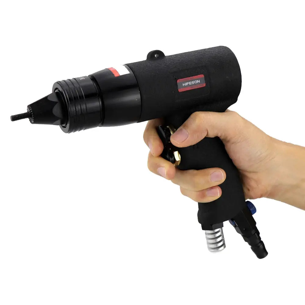 HIFESON Self Lock Pneumatic Rivet Nut Gun For Aluminum And Iron Rivet Nuts Inserter And Setter