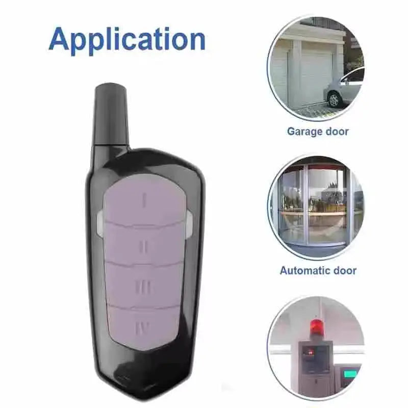Garage Door Remote Control Clone 433MHz Duplicator For Fixed Code Systems Universal Access Portal Gate Opener 92MHz
