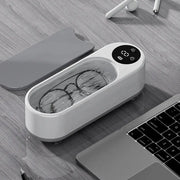 Ultrasonic Jewelry Cleaner Machine Multifunctional Portable USB Rechargeable Glasses Rings Necklaces Watches Retainers