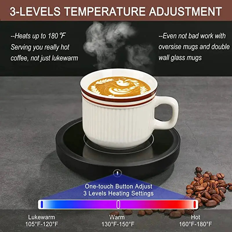 Electric Mug Warmer Cup Heater for Coffee Tea Milk Beverages