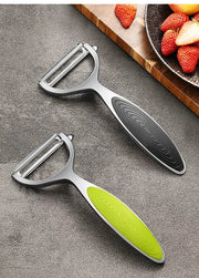 Chef's Choice Stainless Steel Vegetable Peeler Multi Function Carrot Grater Ergonomic Left And Right Hand Design