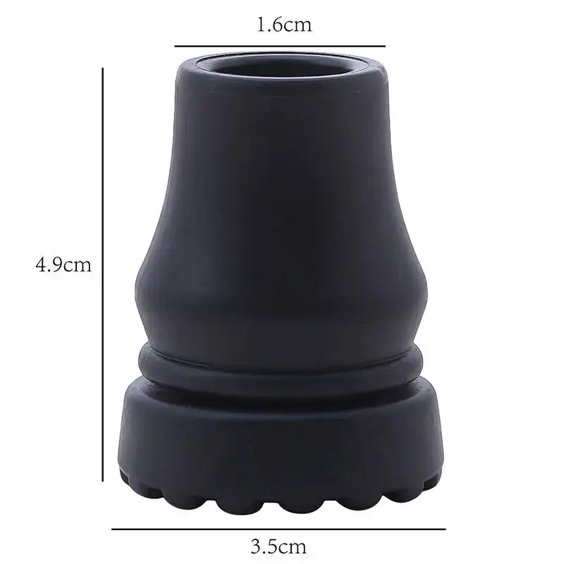 Antiskid trekking pole tip cover by Simples Market for 16–22mm, black rubber