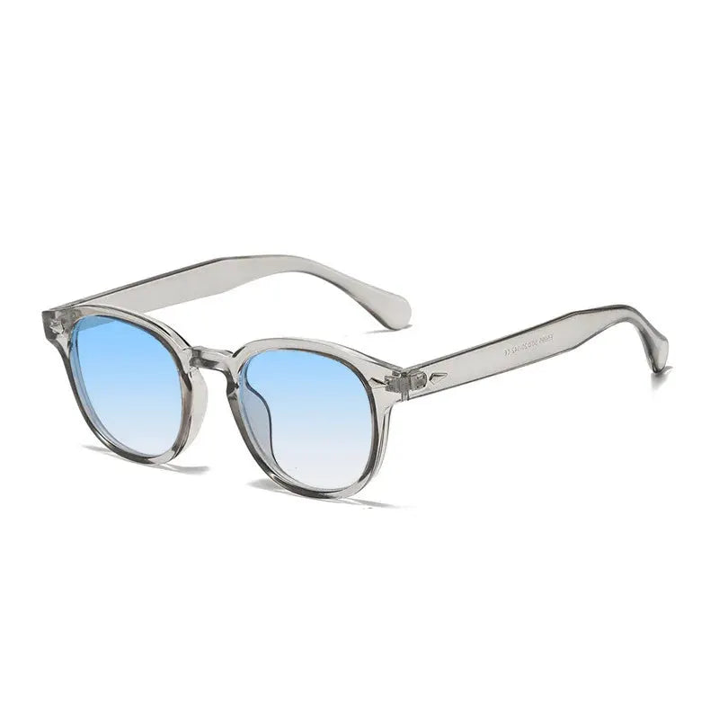 JNPCXI Retro Round Sunglasses With UV400 Protection Rivet Leopard Pattern Unisex Eyewear
