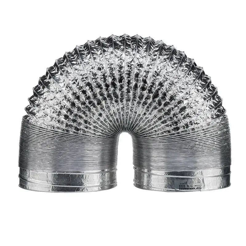 Adjustable Aluminum Foil Telescopic Ventilation Hose 80mm To 200mm For Kitchen And Bathroom Exhaust Fans