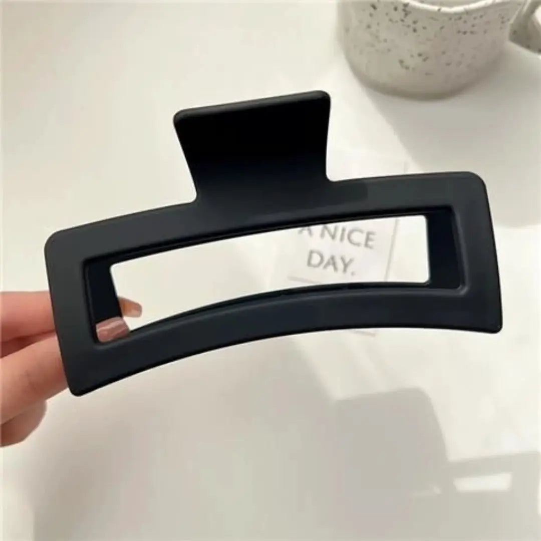 ClawPro 5 Inch Extra Large Claw Clips For Thick Hair 4 Pack Matte Non Slip Rectangle Secure Hold