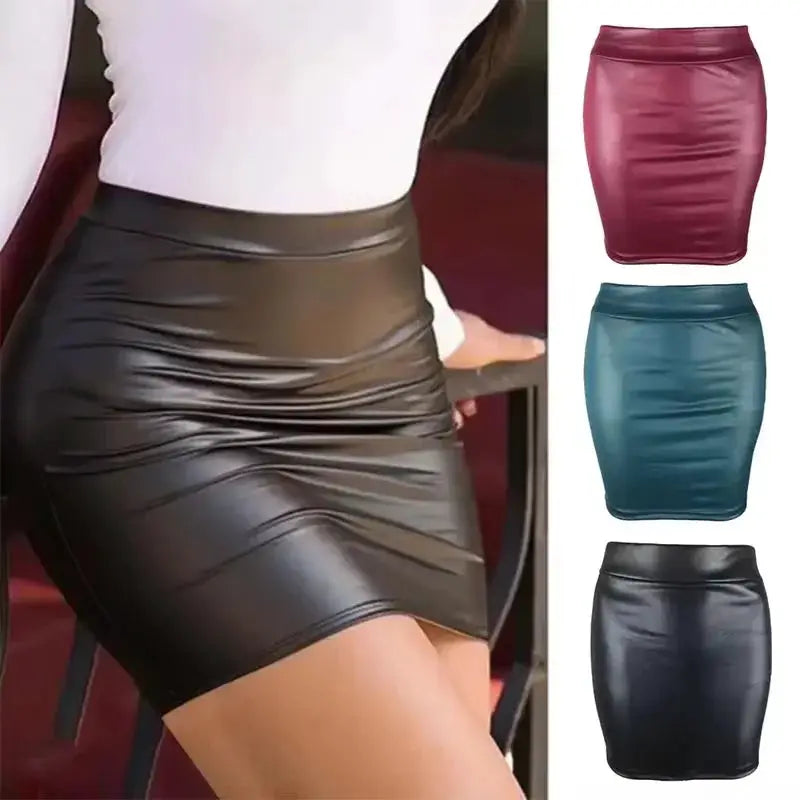 VogueVibe Women Summer Mini Skirt High Waist Slim Fit Pencil Bodycon Versatile Vintage Office Clubwear