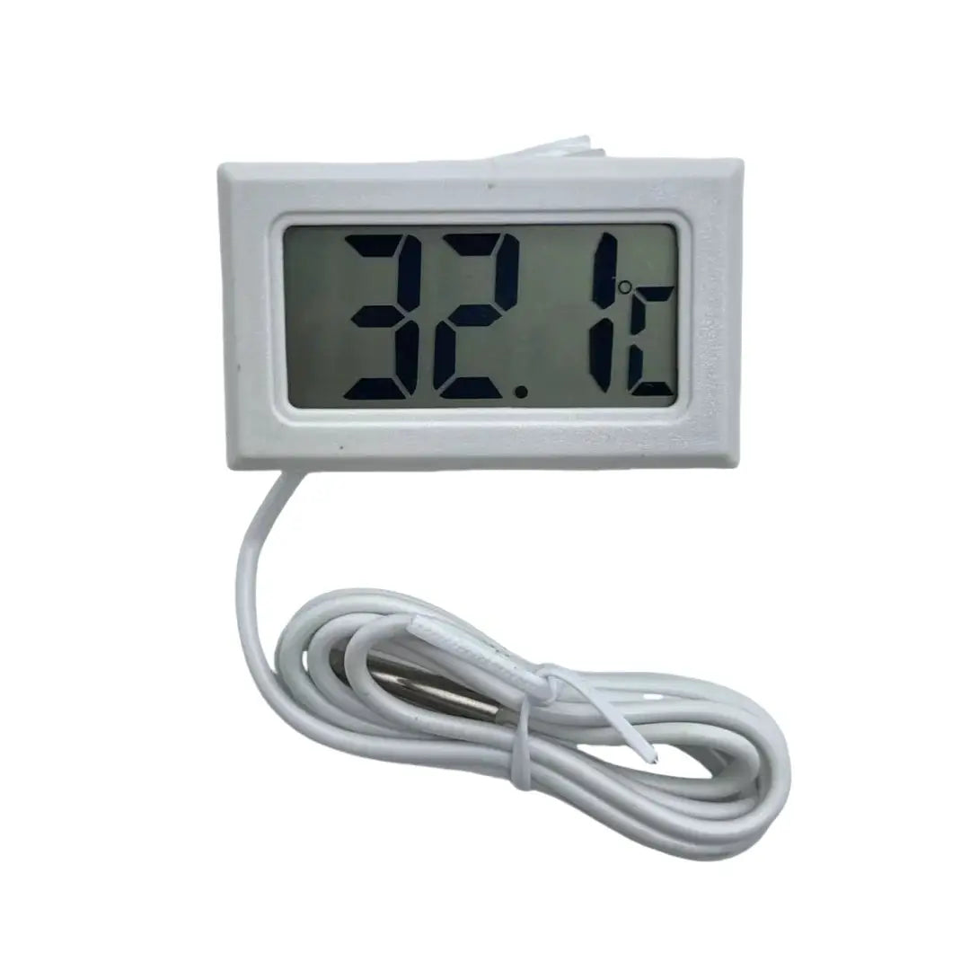 Digital Aquarium Thermometer With Probe Suction Cup For Fish Tank Water Temperature Measurement