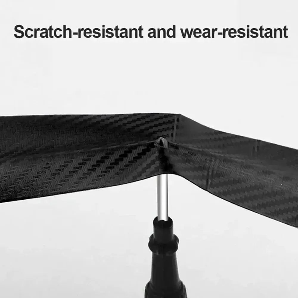3D Carbon Fiber Sticker Paste Car Threshold Protector Film Waterproof Anti Scratch Matte Black Sticker For Car Body