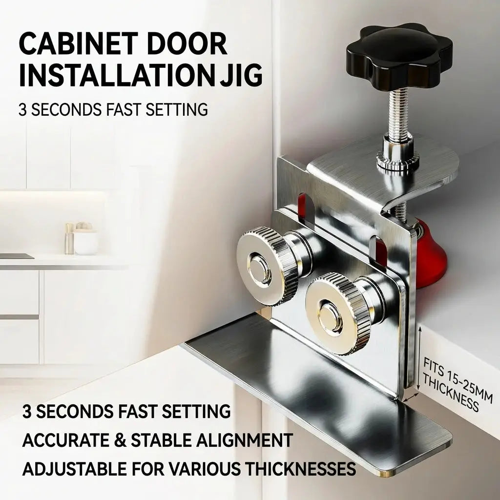 Adjustable Cabinet Door Mounting Clamp For Woodworking Precision Frame Jig Positioner For Cabinet Installation