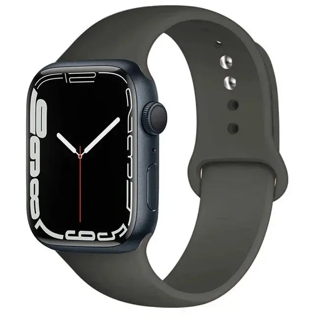 Silicone Band For Apple Watch straps 49mm 40mm 44 mm 45mm 46mm 42mm 41mm 38mm sports bracelet iWatch series 10 9 8 3 SE ultra 2