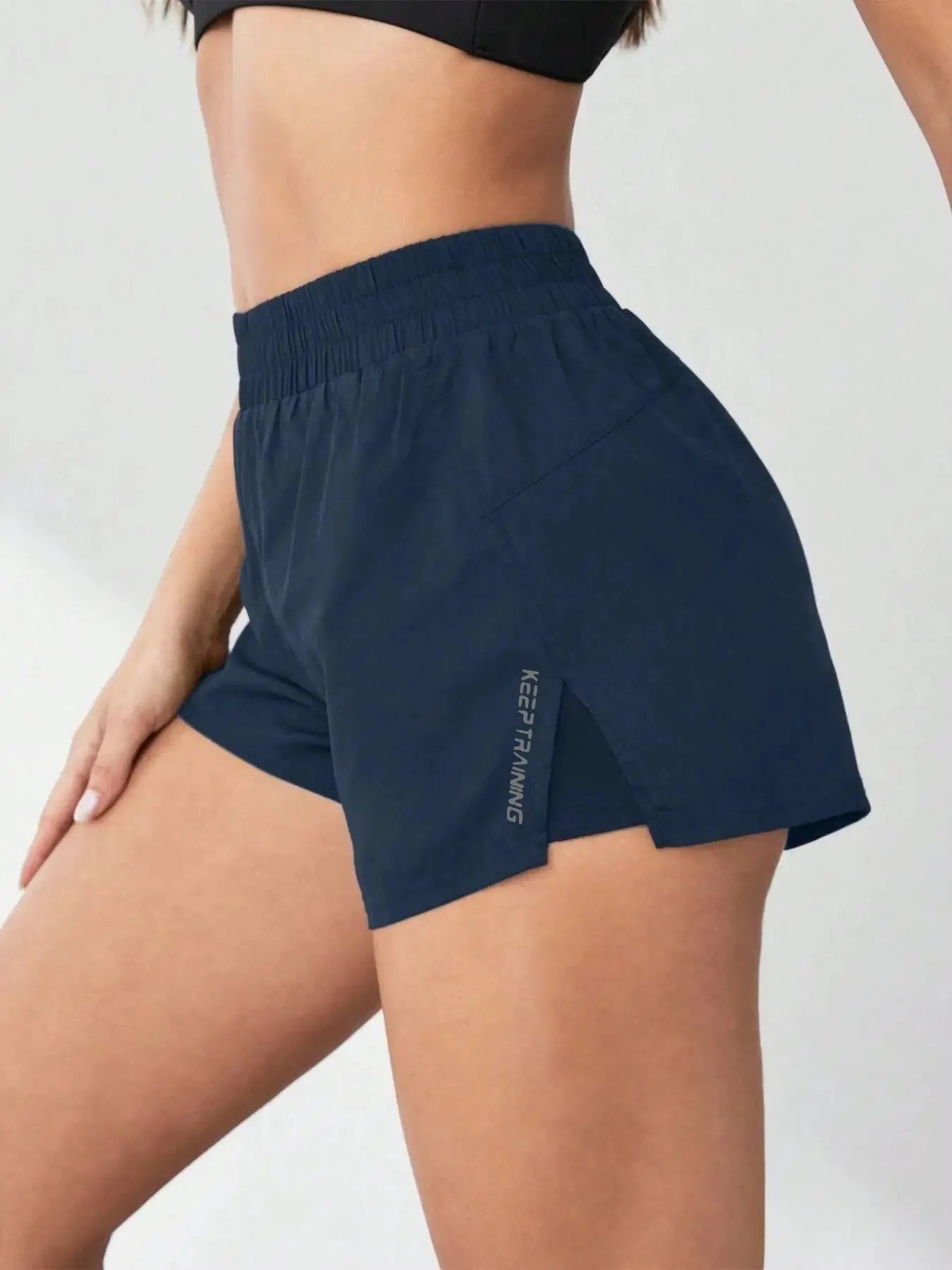 ZenActive Faux Two Piece Anti-Exposure Yoga Shorts Women Ultra Slim Fit for Running Yoga Tennis
