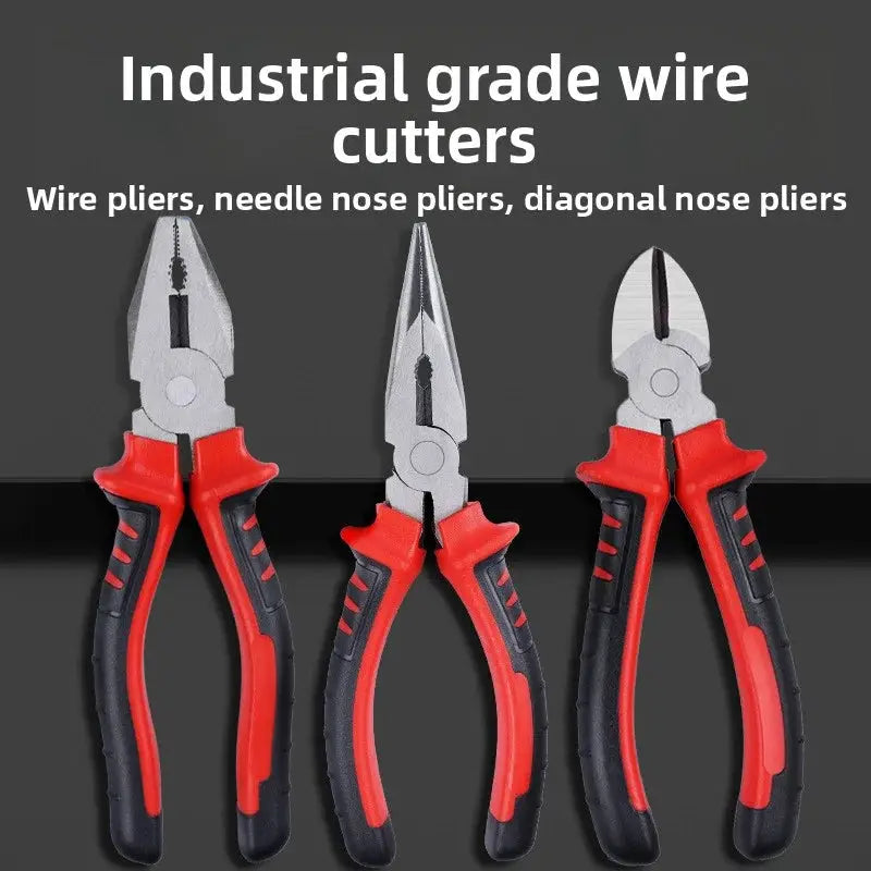 Electric Wire Pliers Large Opening Multifunction Tool For Cutting Twisting Gripping Metal Wires Heavy Duty