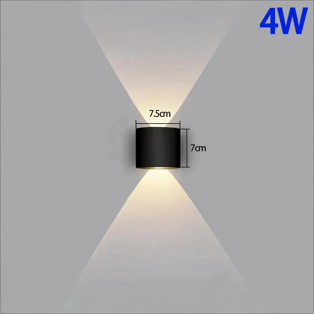 Up Down LED Lamp Waterproof Wall Light For Bedroom Living Room Corridor Balcony Indoor Outdoor Home Decor Lighting