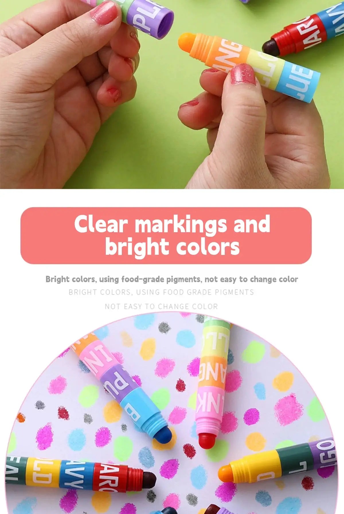 12-color highlighter marker set with pastel caps for school and office use